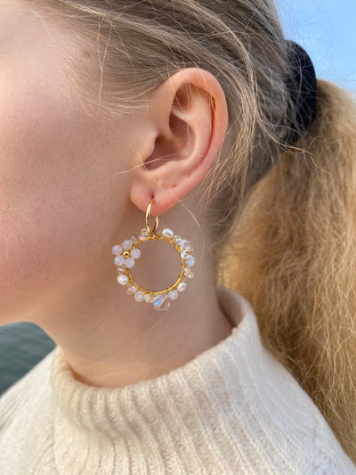 Keskikesä Korvakorut, Kullattu Hopea