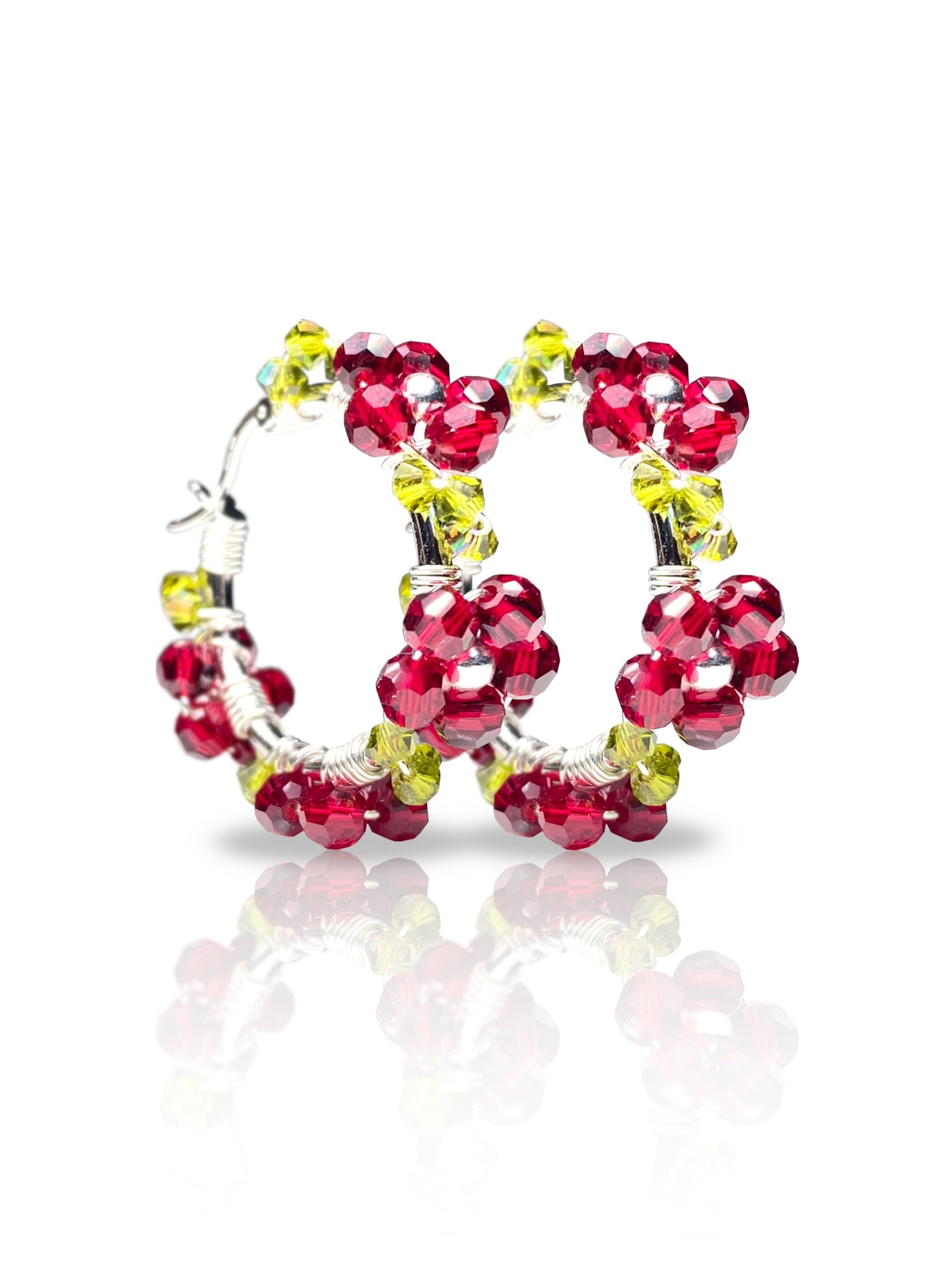 Kristalliniitty Korvakorut, Hopea, eri värejä