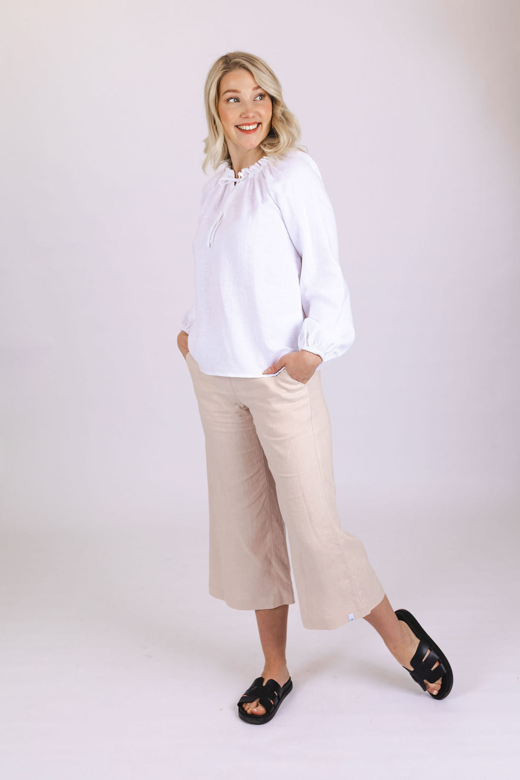 Paloma Blouse, Coconut Milk