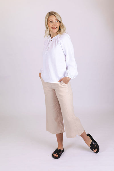 Paloma Blouse, Coconut Milk