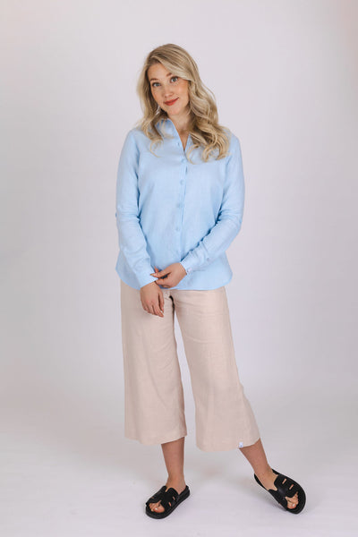 Chloe Shirt, Sky Blue