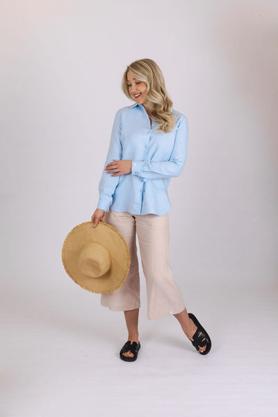 Chloe Shirt, Sky Blue