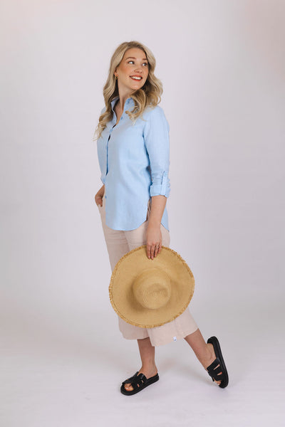 Chloe Shirt, Sky Blue