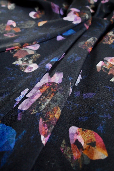 Delight Wrap Dress Dark Matter