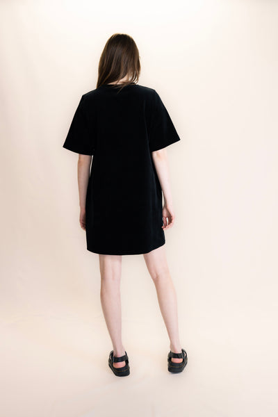 Juniper Dress, Musta Sametti