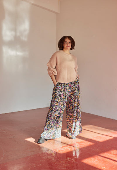 Fantasy Pleated Wide Leg Pants