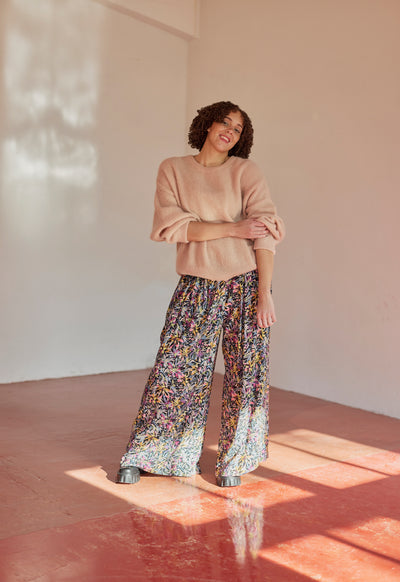 Fantasy Pleated Wide Leg Pants
