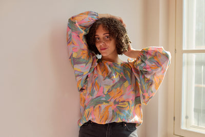 Utopy Volume Sleeve Blouse