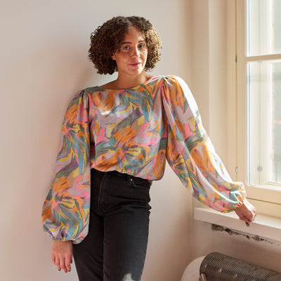 Utopy Volume Sleeve Blouse