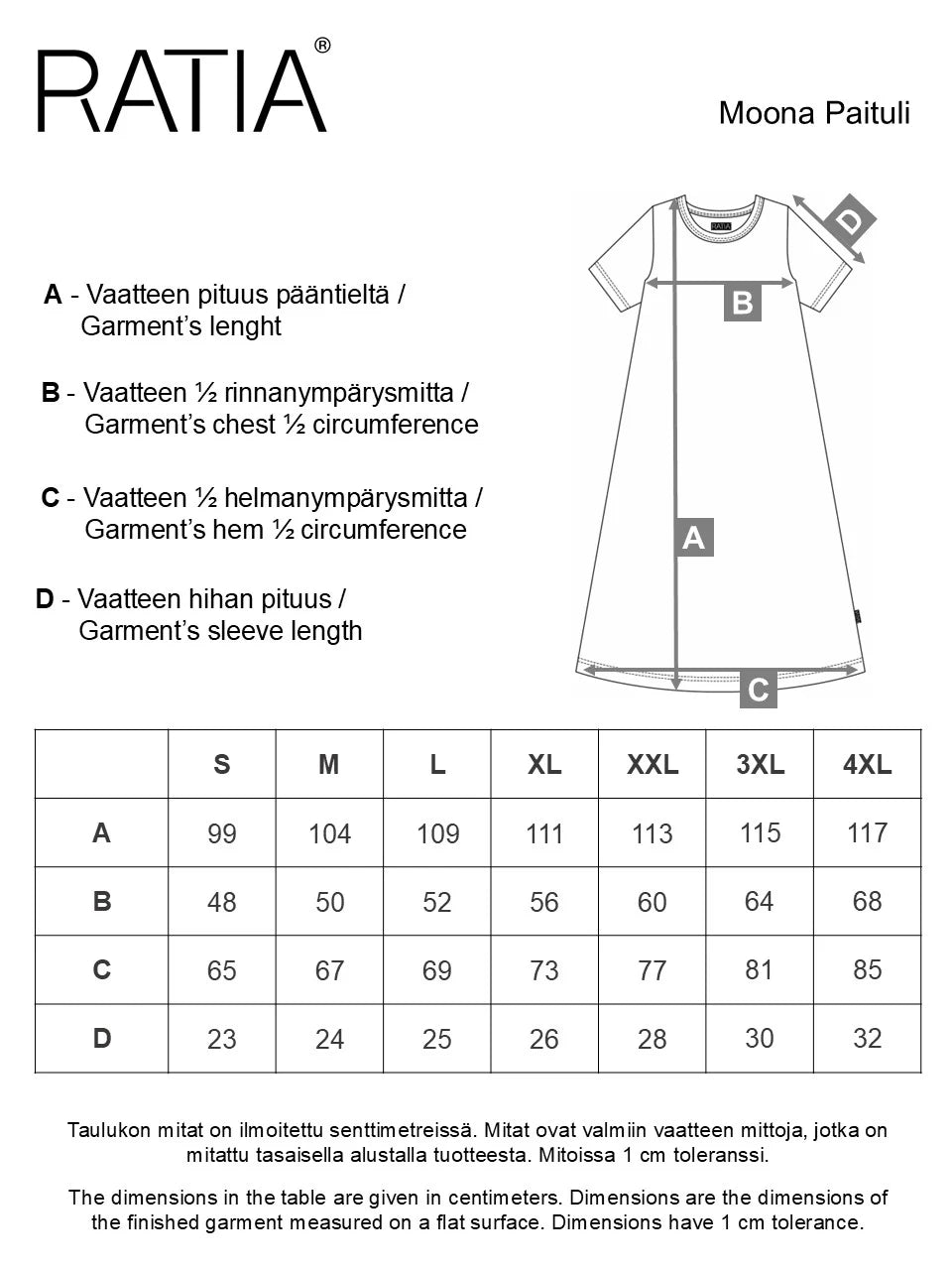 Moona Paituli Nurinkurin, Pinkki/Vihreä