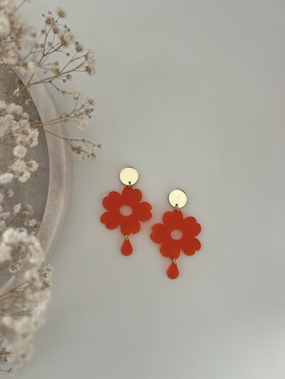 Nuppu Huurreakryyli Korvakorut, eri värejä