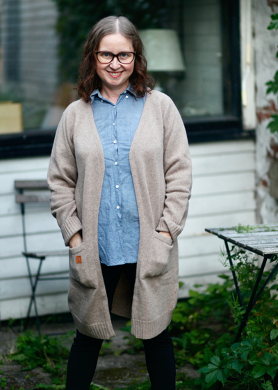 Kajastus Neuletakki Sand