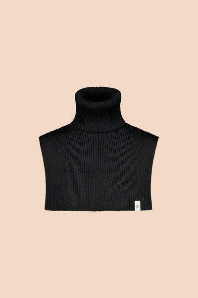 Rib Neck Warmer, Black