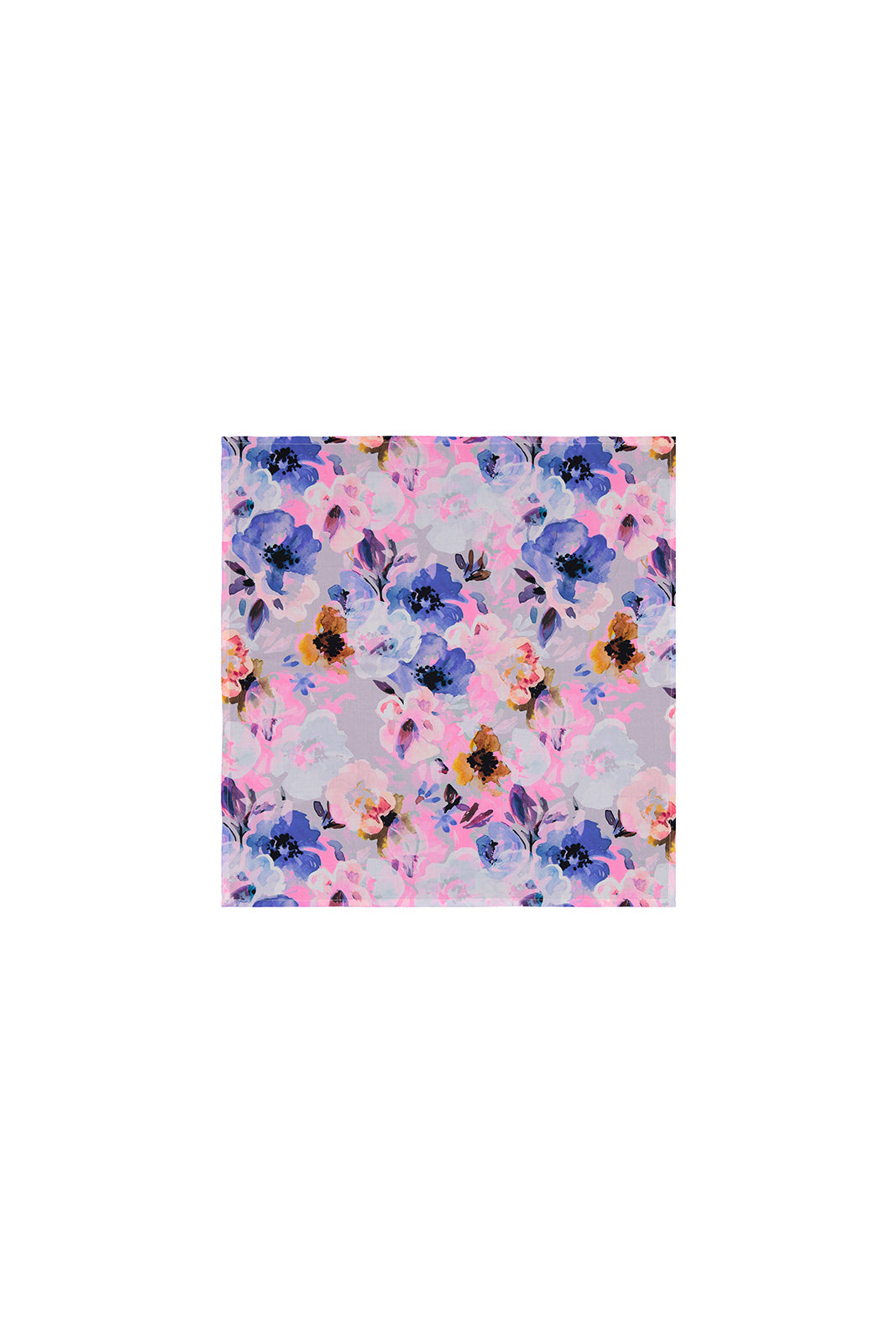 Square Scarf, Lilac Anemone