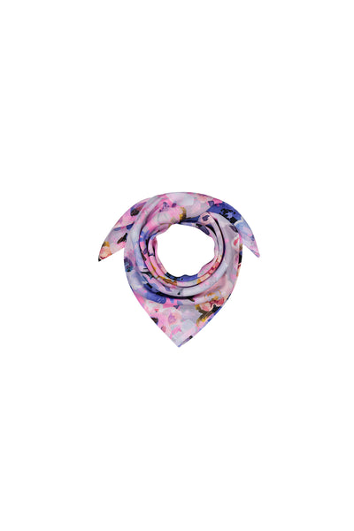 Square Scarf, Lilac Anemone