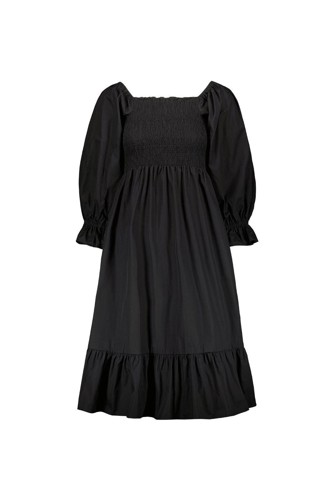 Smock Dress, Black