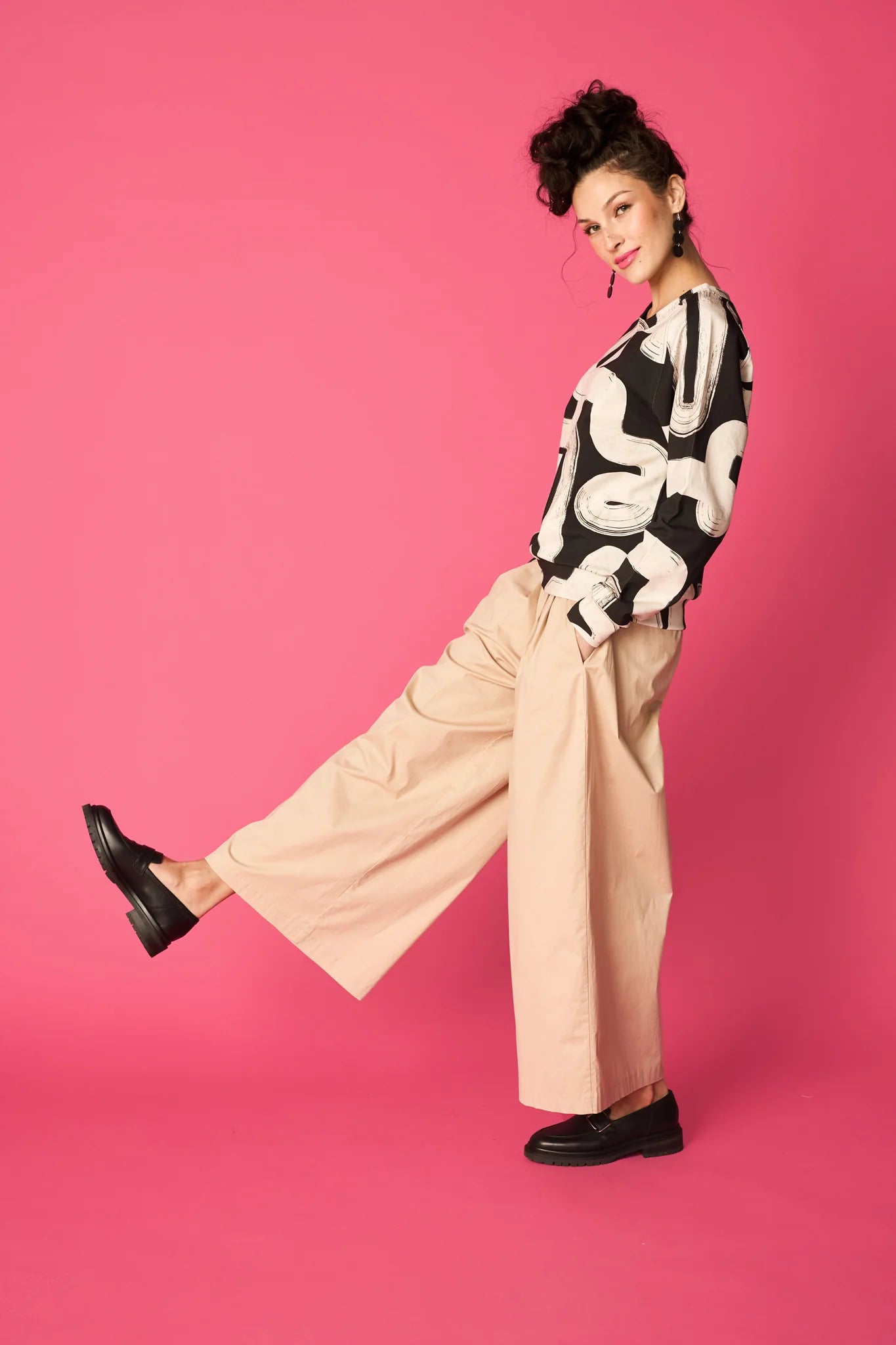Papu Design Raglan Sweatshirt, Sense - Miela