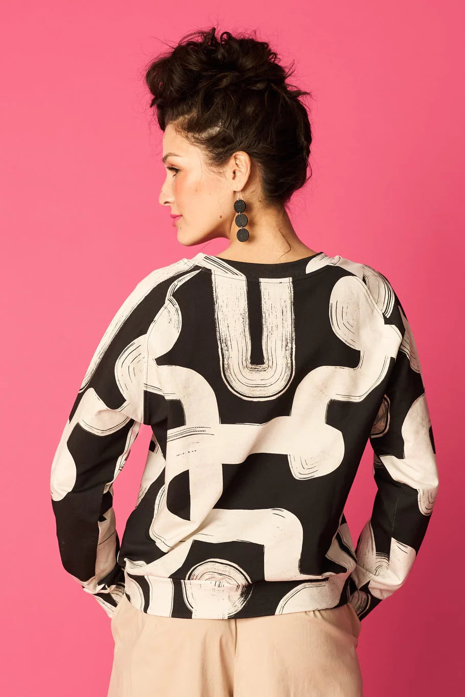 Papu Design Raglan Sweatshirt, Sense - Miela