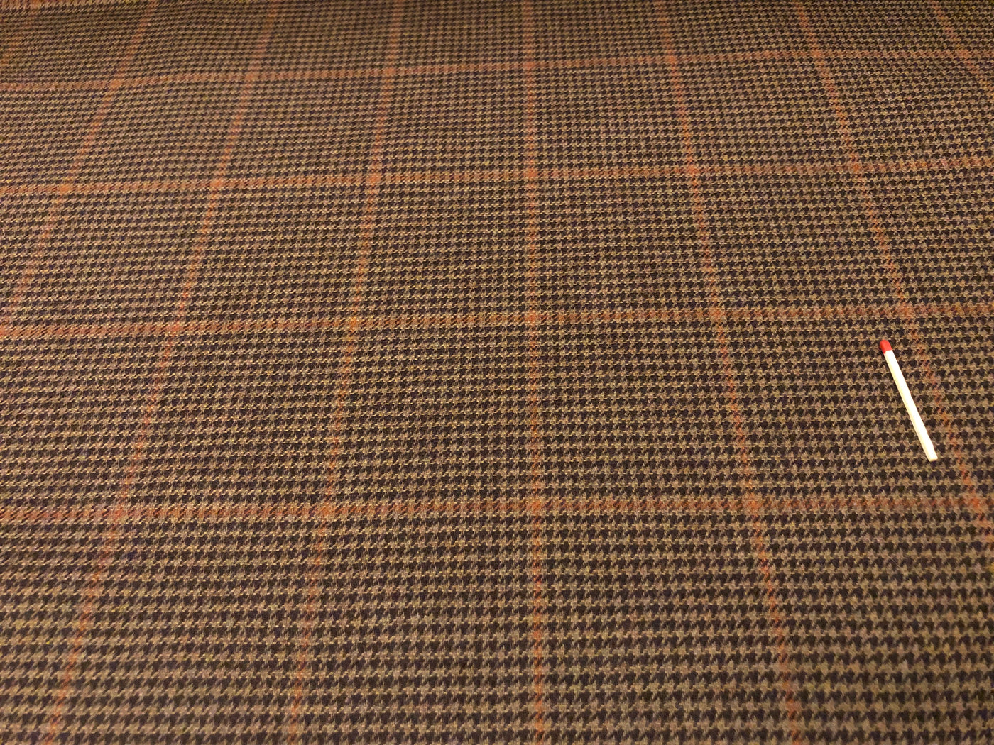 Pahta Tweed-Shortsit, Ruskea/Tiili
