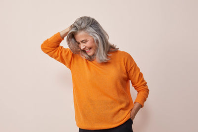 O-Neck Pullover, Orange