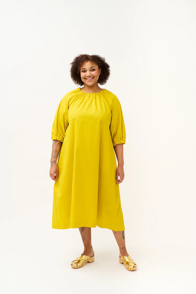 Pouch Dress, Saffron Yellow
