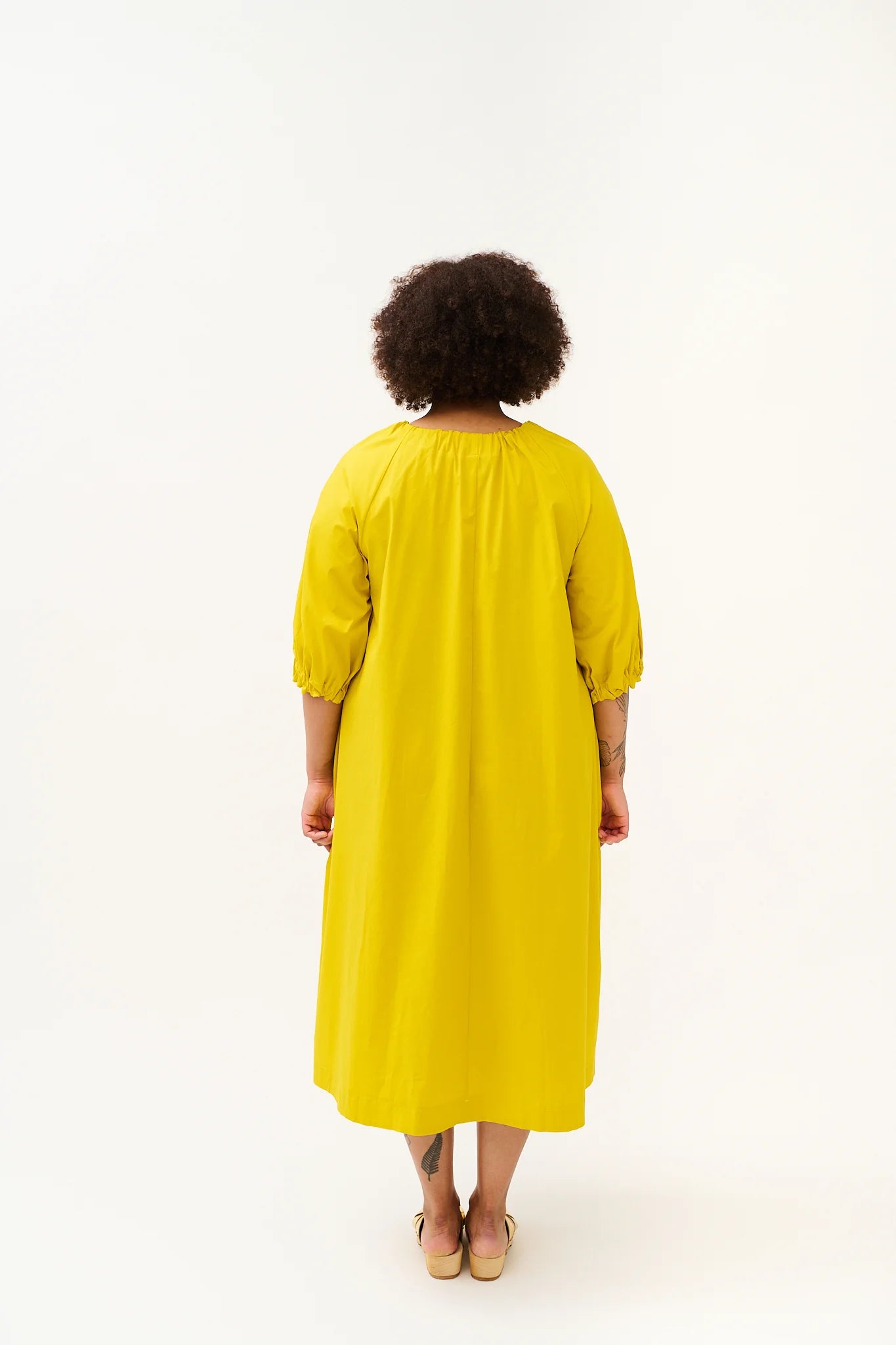 Pouch Dress, Saffron Yellow