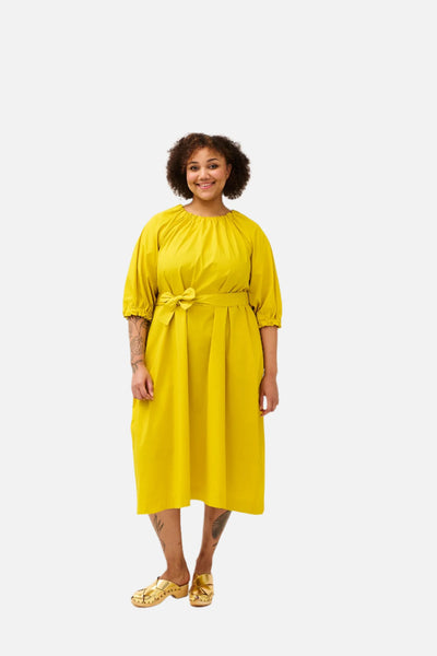 Pouch Dress, Saffron Yellow
