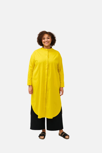 Architect Dress, Saffron Yellow