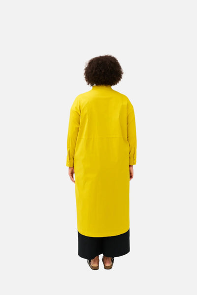 Architect Dress, Saffron Yellow
