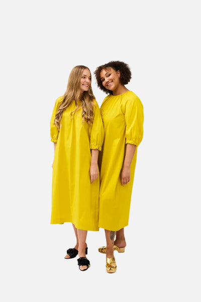 Pouch Dress, Saffron Yellow