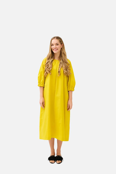 Pouch Dress, Saffron Yellow