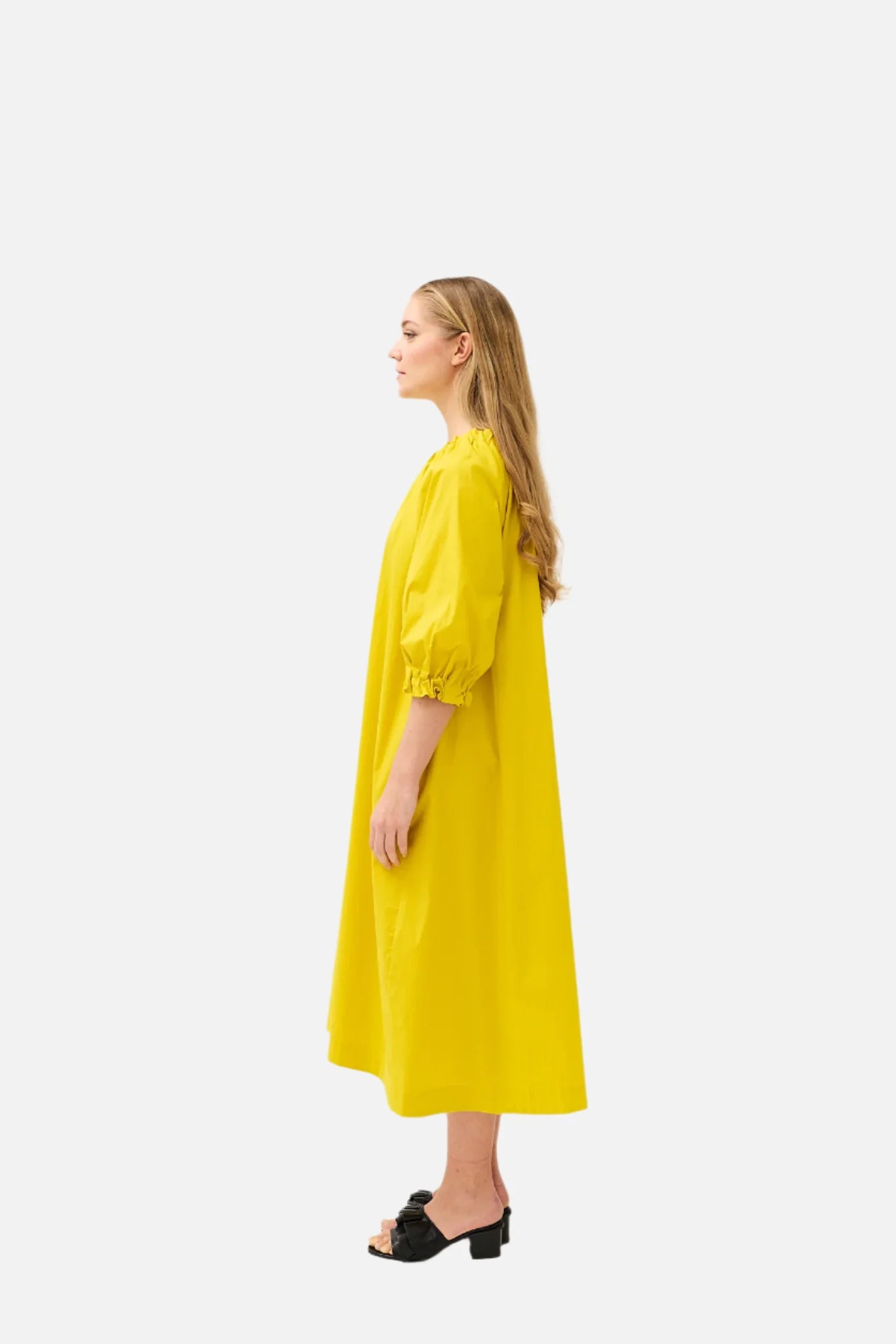Pouch Dress, Saffron Yellow
