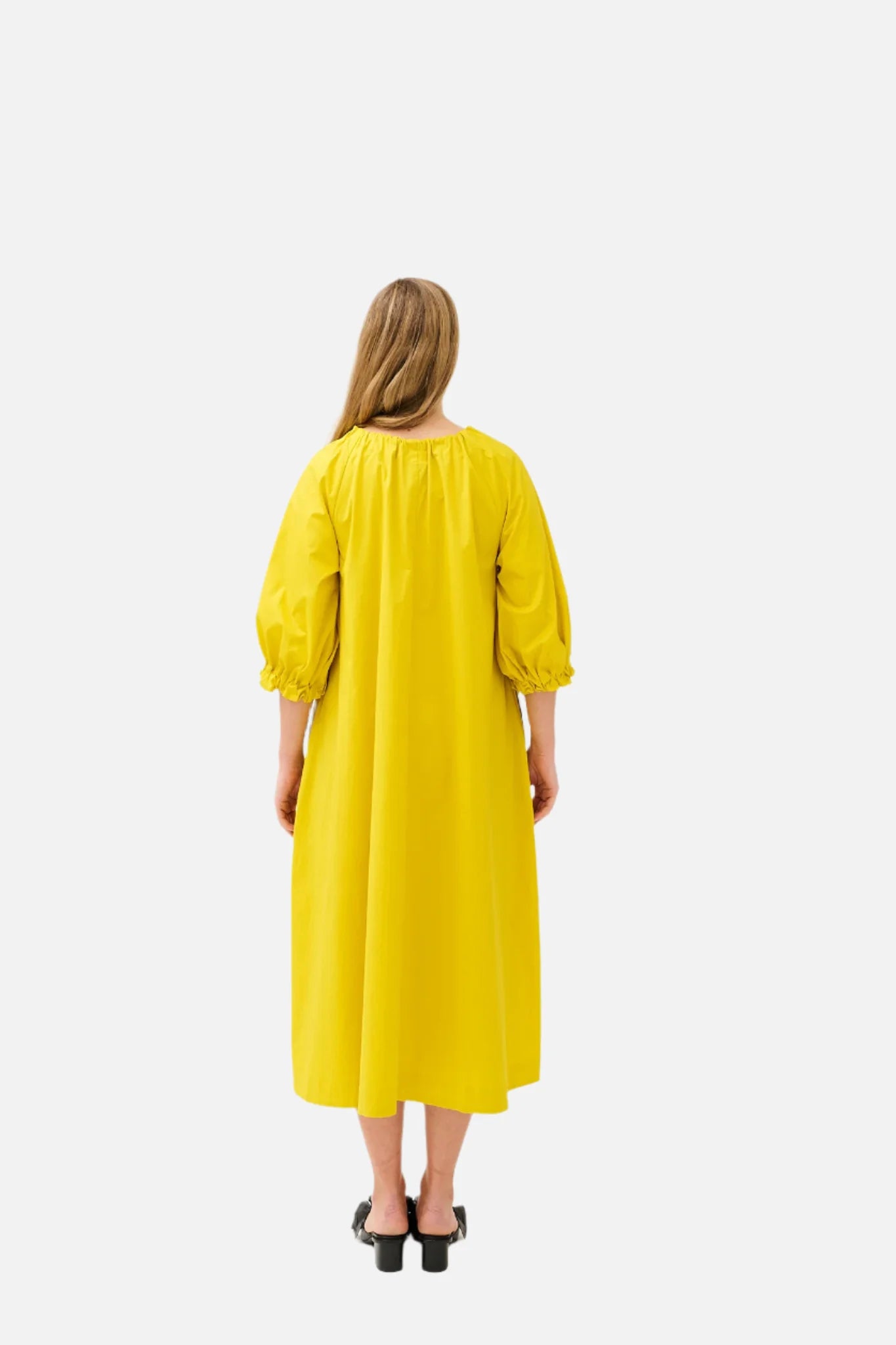 Pouch Dress, Saffron Yellow