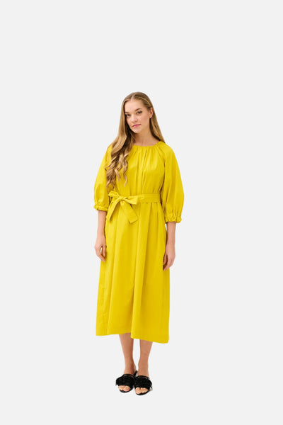 Pouch Dress, Saffron Yellow