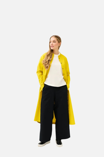 Architect Dress, Saffron Yellow