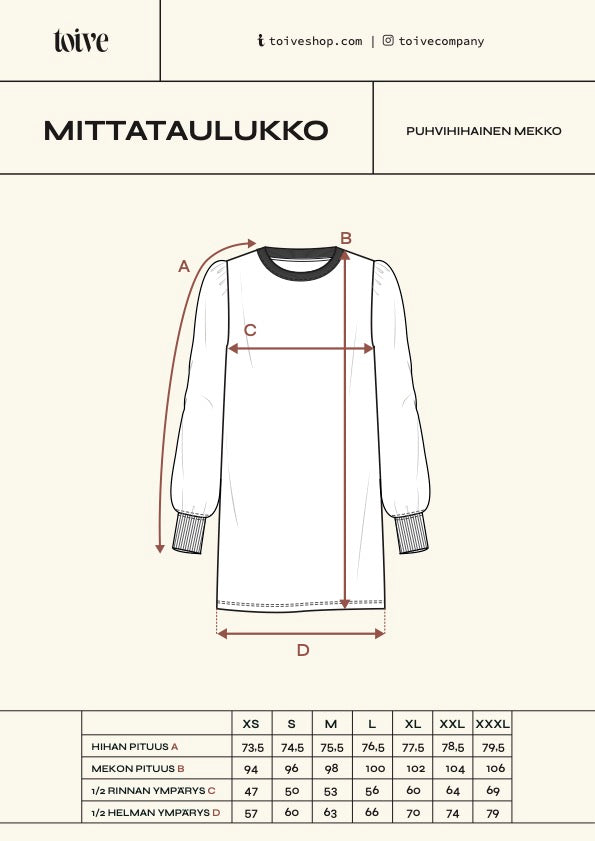 Puhvihihainen Mekko, Kedolla