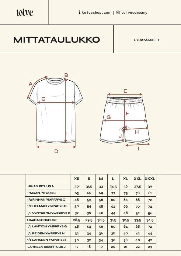 Yöasu Setti Unisex, Älä Hyljeksi