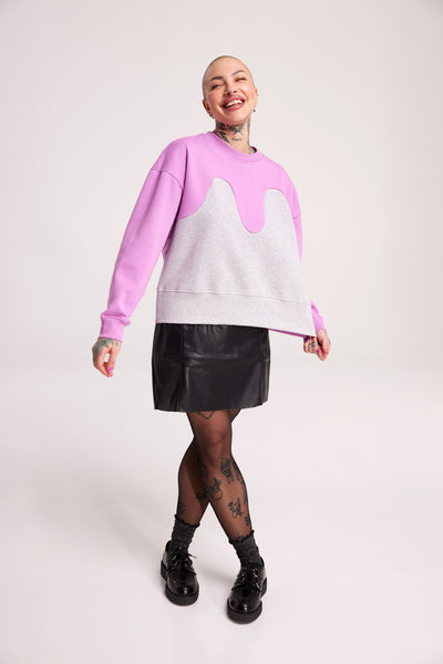 Magic Marvellous Sweater, Cosmic Lilac / Granit Grey