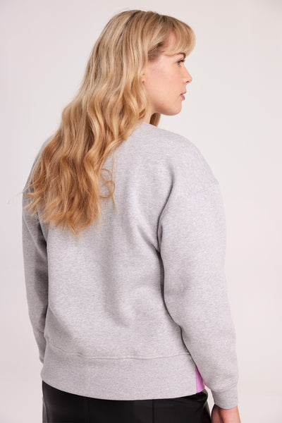 Mickey Marvellous Sweater, Granit Grey / Cosmic Lilac