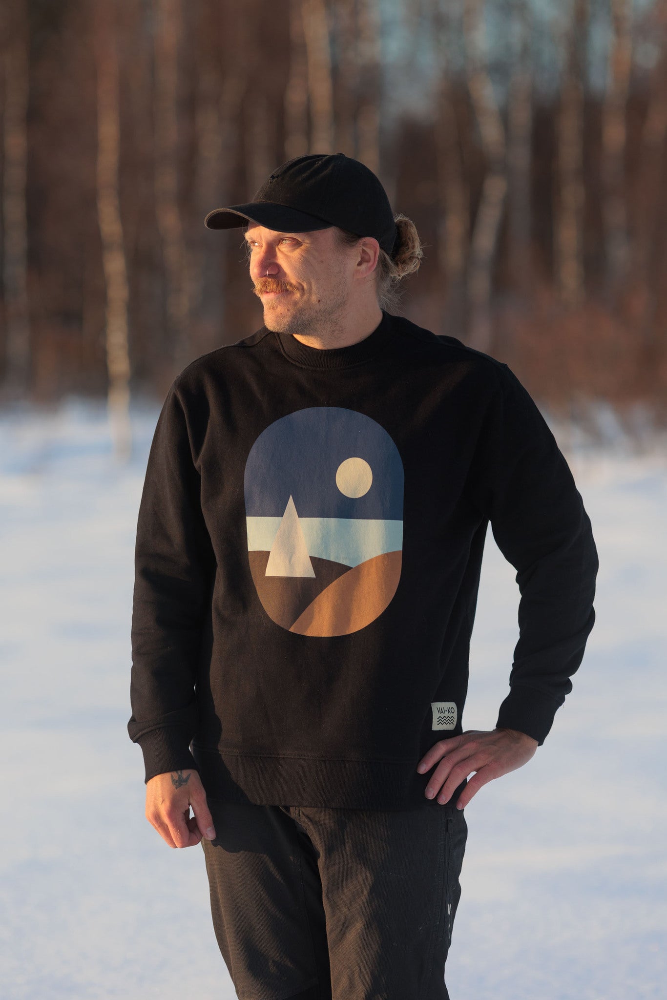 Saaristomeri Sweater, Black