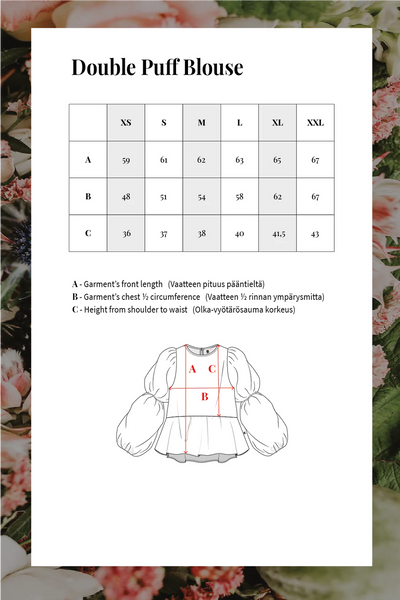 Double Puff Blouse, Marigold