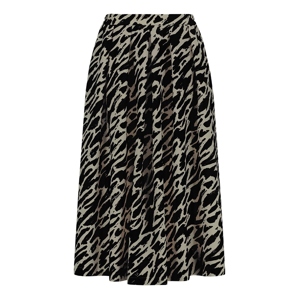 Sophy Pleated Skirt, Licorice