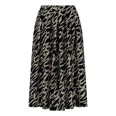 Sophy Pleated Skirt, Licorice