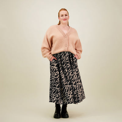 Sophy Pleated Skirt, Licorice