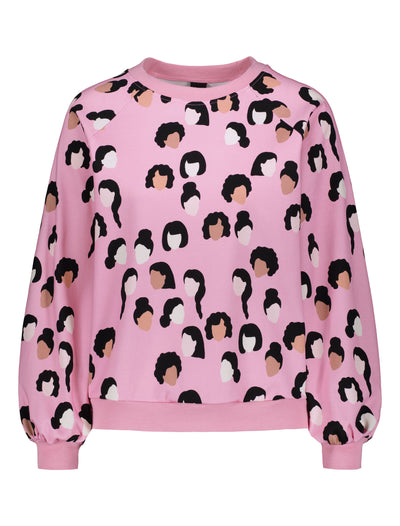 Rita Sweatshirt, Pink Heroines