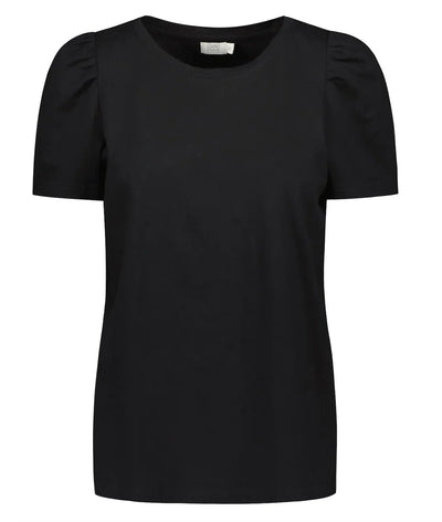 T-shirt Puff Shoulder, Black