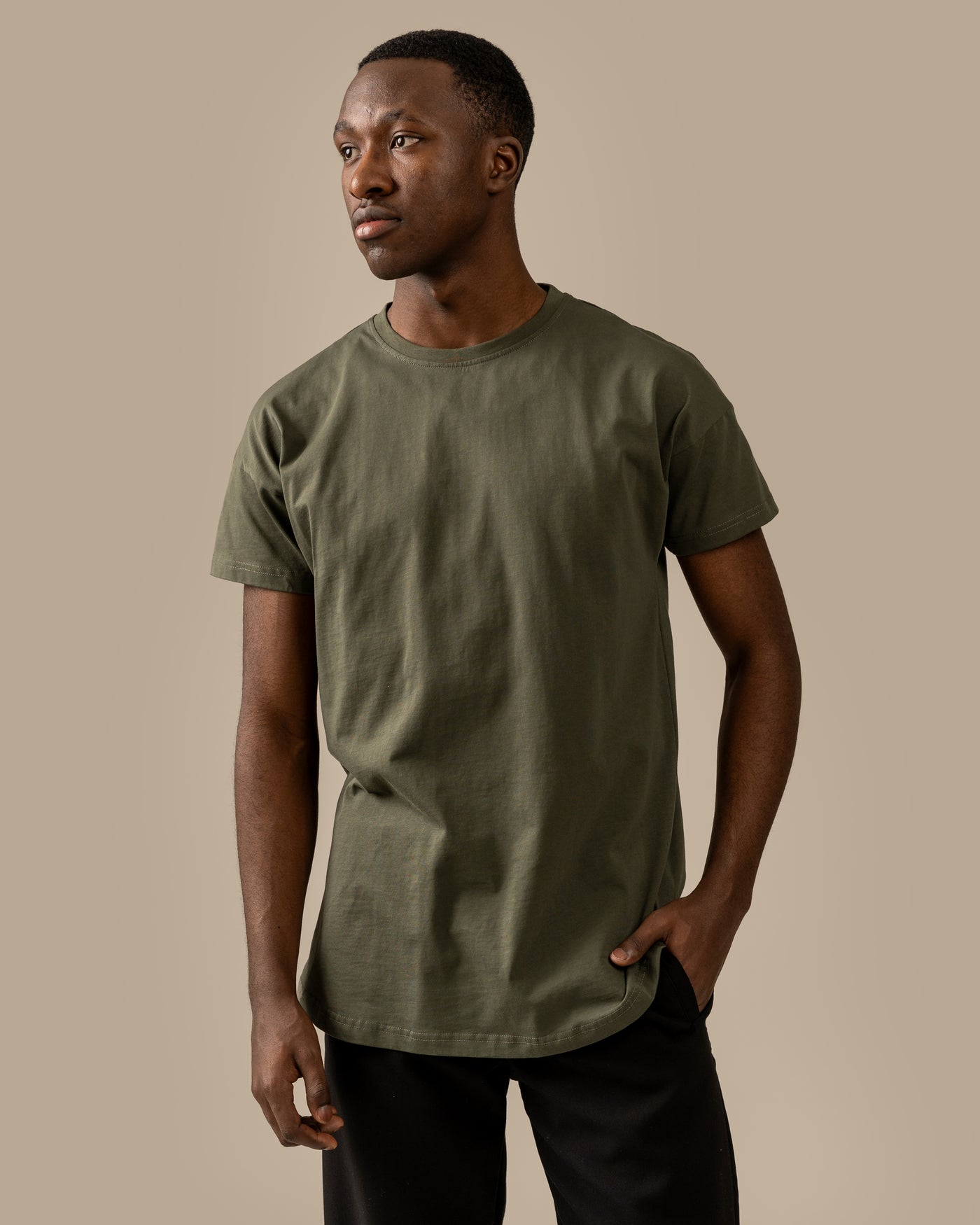 T-paita, Khaki, Pitkä