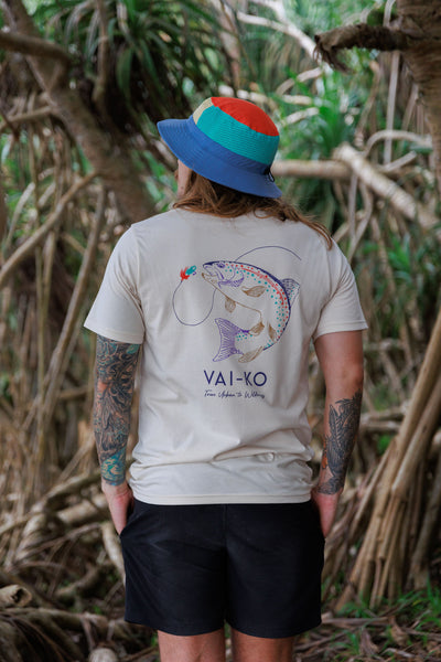 Taimen T-shirt, Birch White