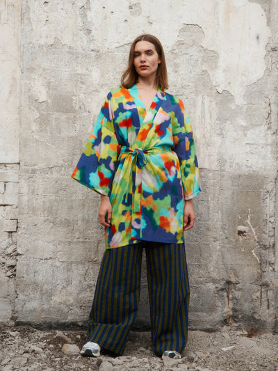 Stripy Seersucker Pants