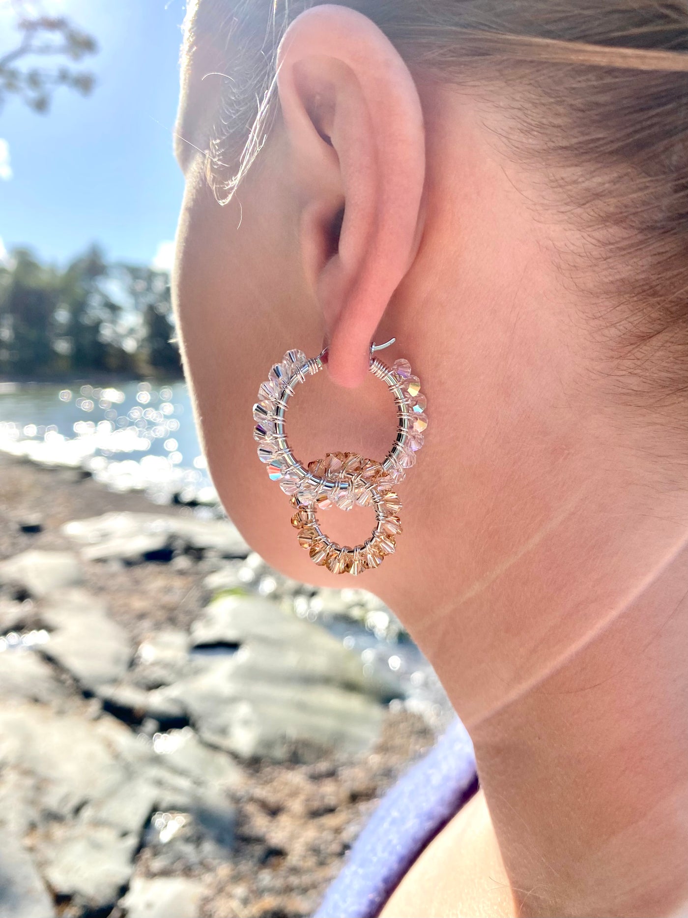 Tuplarenkaat Korvakorut, Hopea